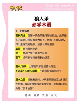 狼人杀第一次怎么说[图1]